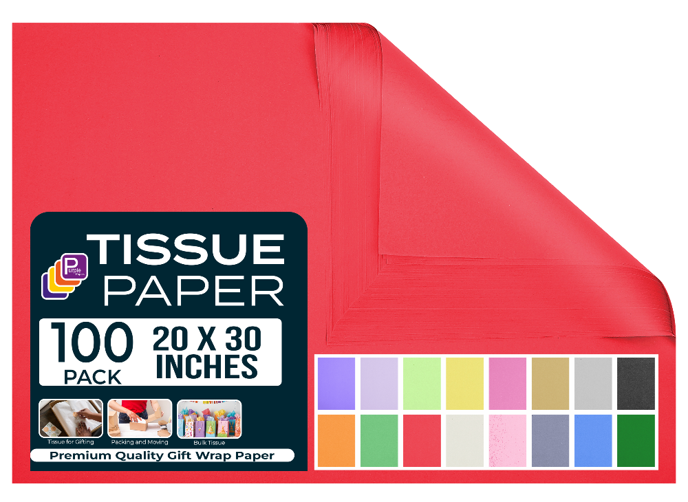 Red Gift Tissue Paper for Gift Bags Gift Wrapping Paper for Christmas Holiday season