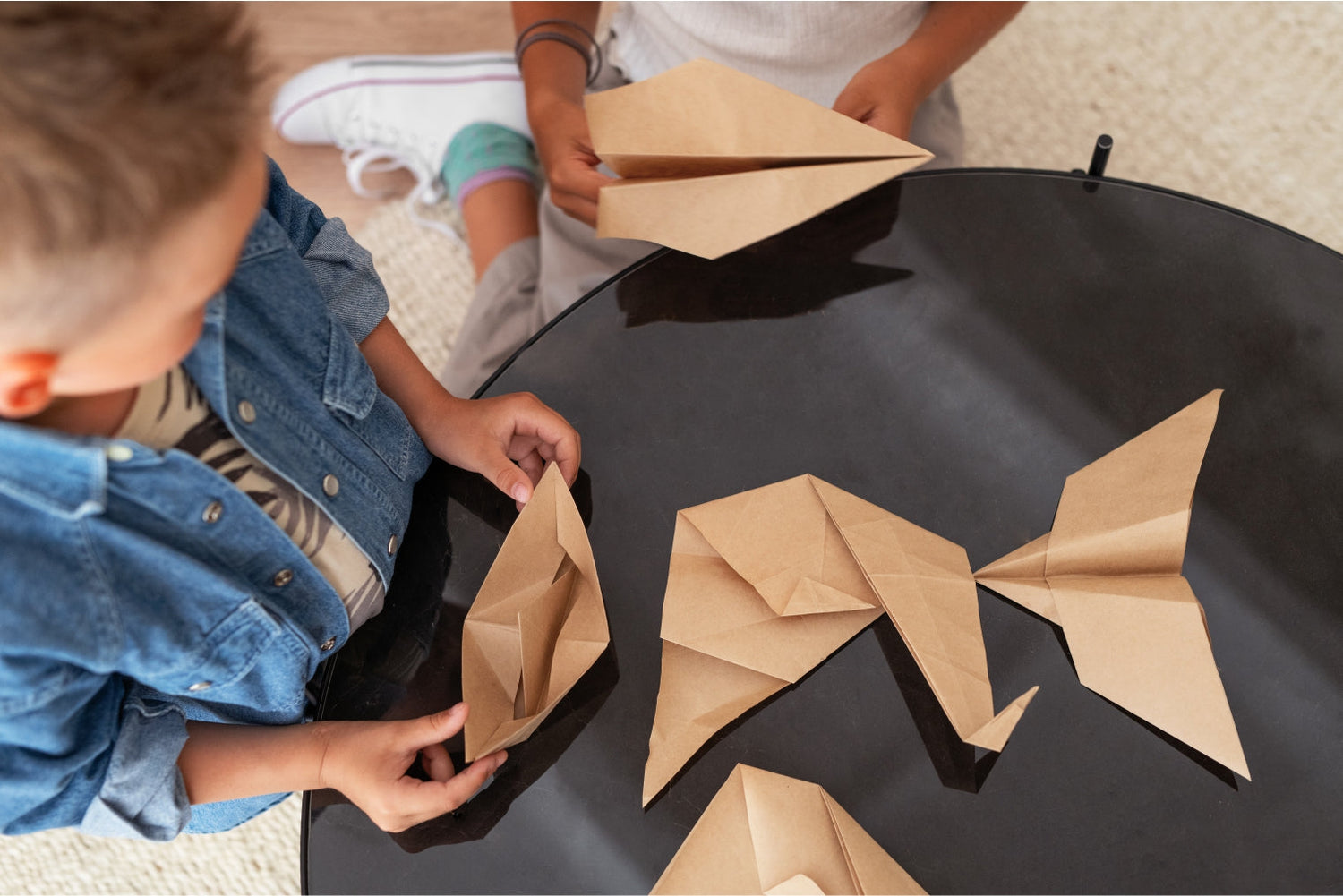 kraft paper and bulletin board paper construction paper