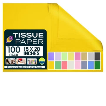 Yellow Tissue Paper for Gift Bags