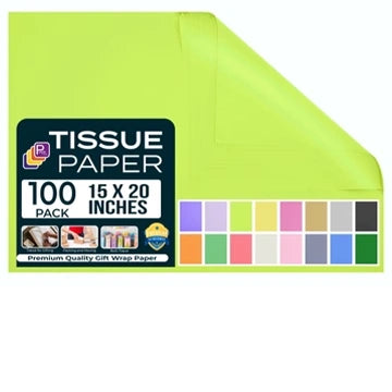 Lime Green Tissue Paper for Gift Bags