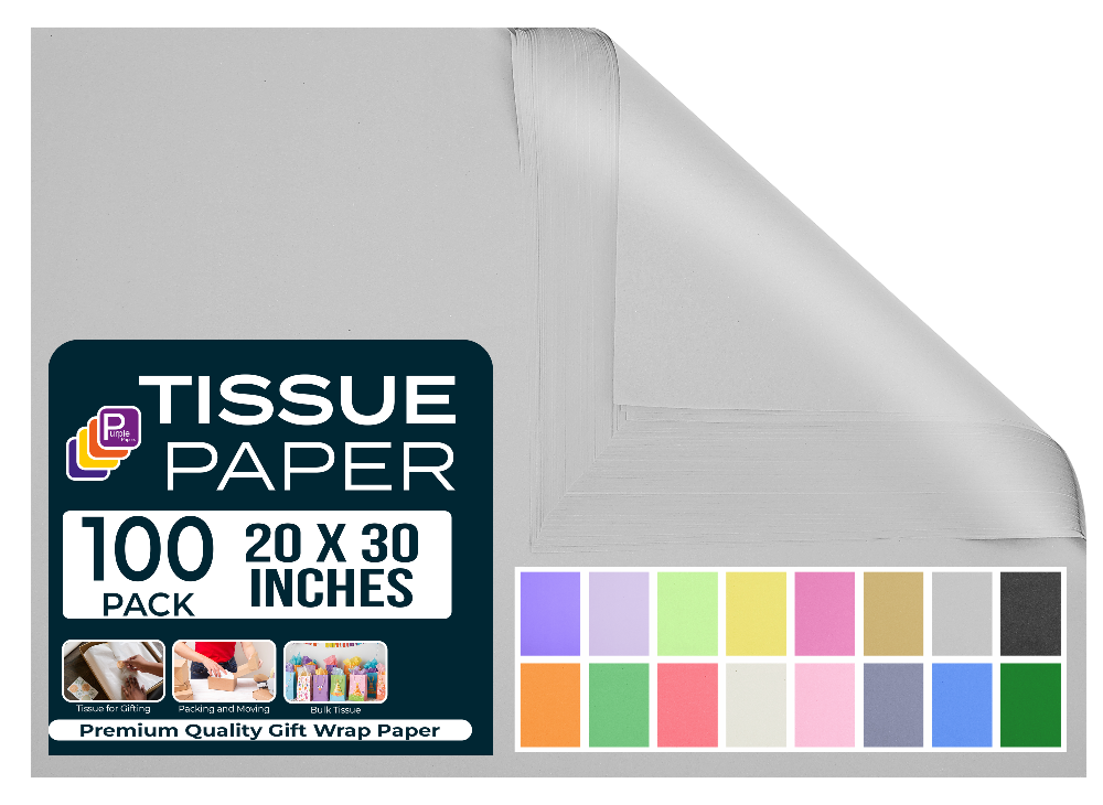 Silver Gift Tissue Paper for Gift Bags Gift Wrapping Paper