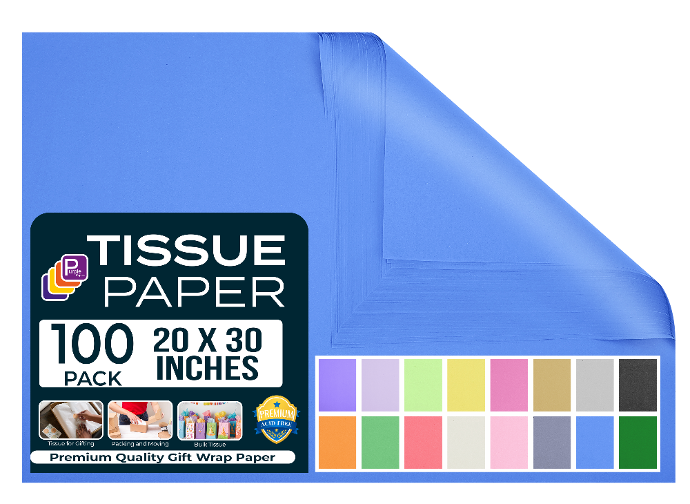 Blue Gift Tissue Paper for Gift Bags Gift Wrapping Paper