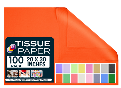 Orange Gift Tissue Paper for Gift Bags Gift Wrapping Paper