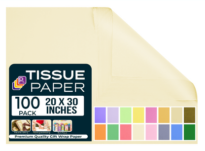Ivory Gift Tissue Paper for Gift Bags Gift Wrapping Paper