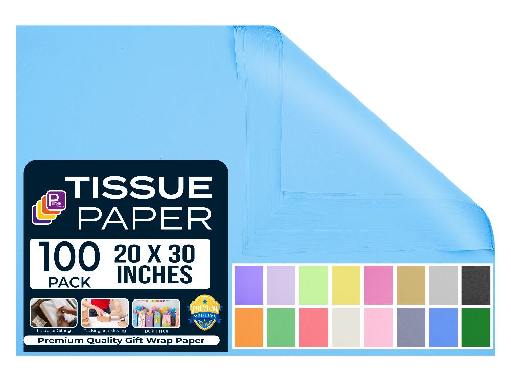 Blue Gift Tissue Paper for Gift Bags Gift Wrapping Paper