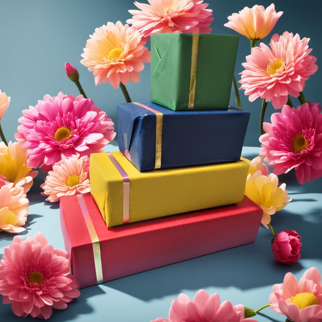 Purple Papers Multicolor Assorted Gift Tissue | 10x13 Inches Pack of 300 Sheets| Small and Medium Sizes for Holiday, Wrapping and Gifting Tissue Paper Needs