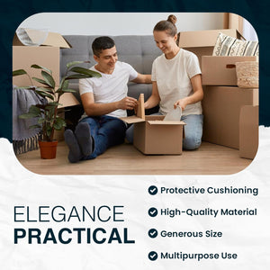 Purple Papers White Bulk Packing Paper | 1600 Sheets | 27" x 17" | Sheets for Moving - Newsprint Paper - Must Have in Your Moving Supplies | Newsprint Papers | Packaging Paper
