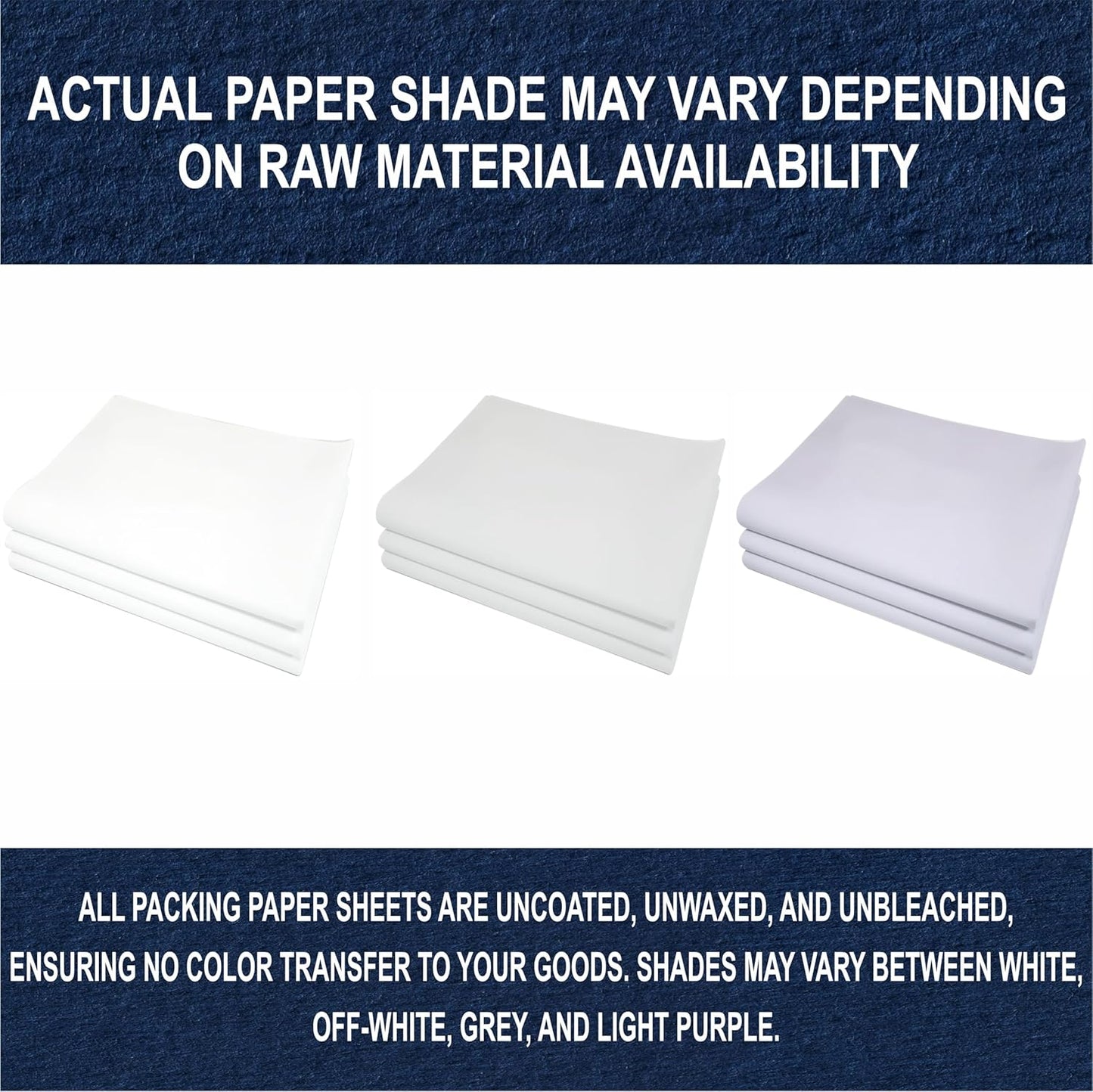 Purple Papers White Bulk Packing Paper | 1600 Sheets | 27" x 17" | Sheets for Moving - Newsprint Paper - Must Have in Your Moving Supplies | Newsprint Papers | Packaging Paper