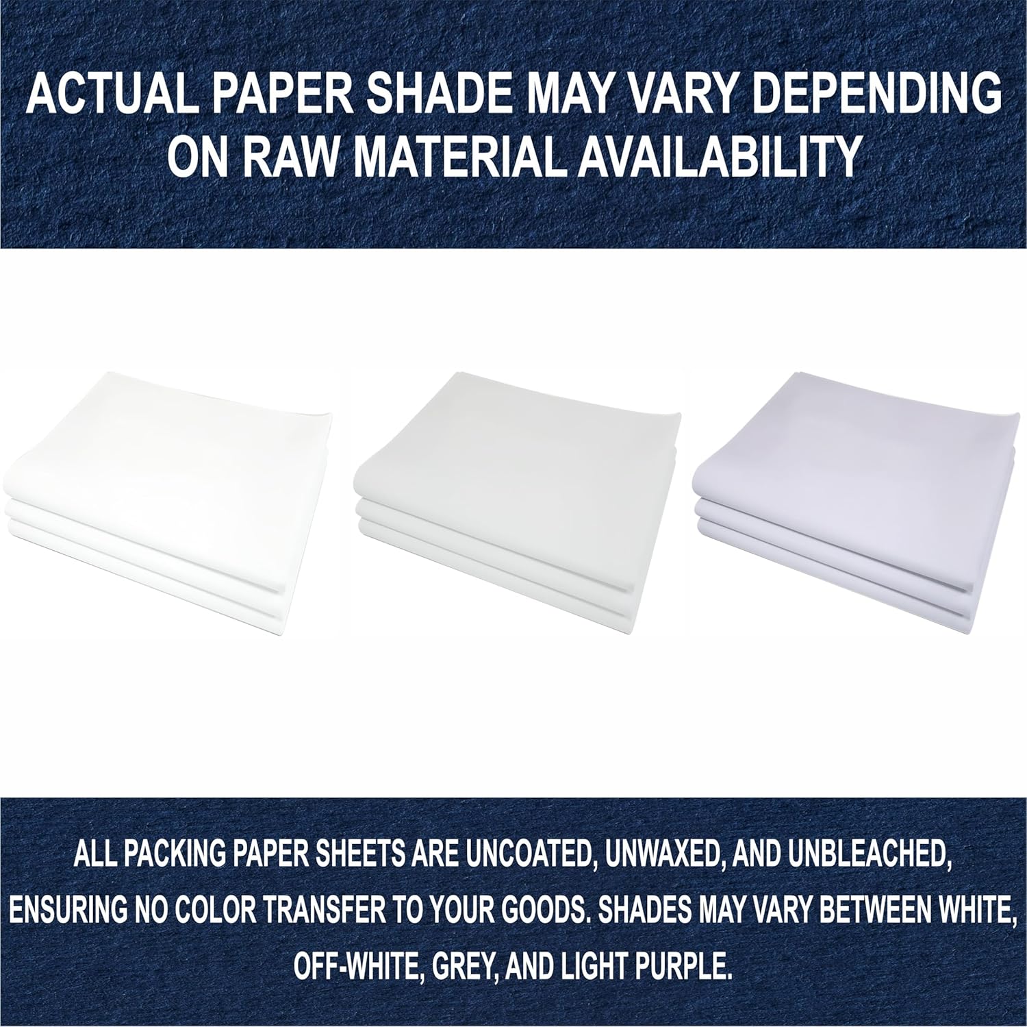 Purple Papers White Bulk Packing Paper | 1600 Sheets | 27" x 17" | Sheets for Moving - Newsprint Paper - Must Have in Your Moving Supplies | Newsprint Papers | Packaging Paper