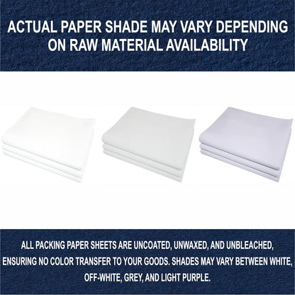Purple Papers White Bulk Packing Paper | 1600 Sheets | 27" x 17" | Sheets for Moving - Newsprint Paper - Must Have in Your Moving Supplies | Newsprint Papers | Packaging Paper