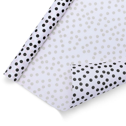 Black Polka Dot Gift Wrapping Paper for Gifts Gift Wrap