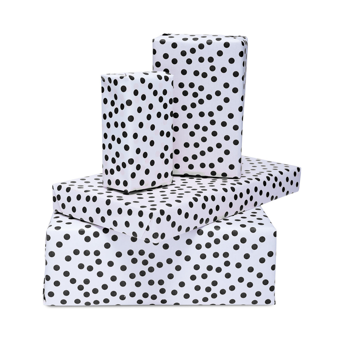 Black Polka Dot Gift Wrapping Paper for Gifts Gift Wrap