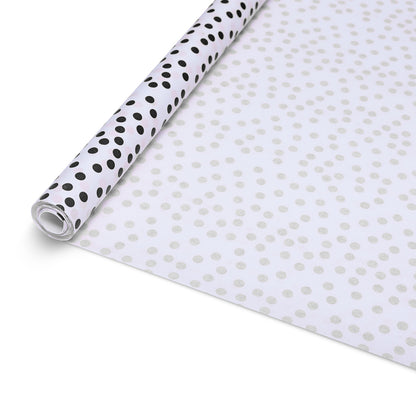 Black Polka Dot Gift Wrapping Paper for Gifts Gift Wrap