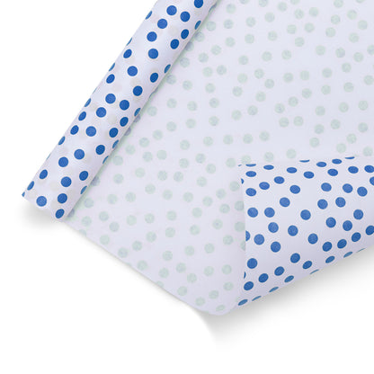 Blue Polka Dot Gift Wrapping Paper for Gifts Gift Wrap