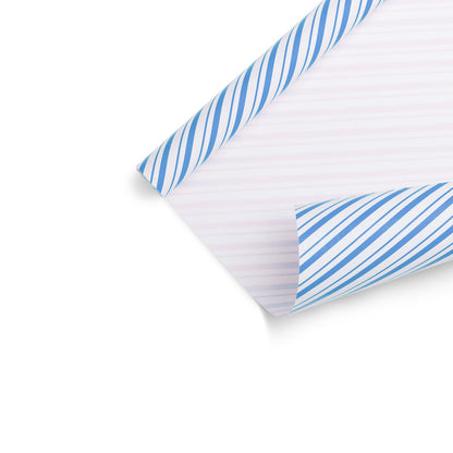 blue stripe gift wrapping paper for gifts holiday gift wrap