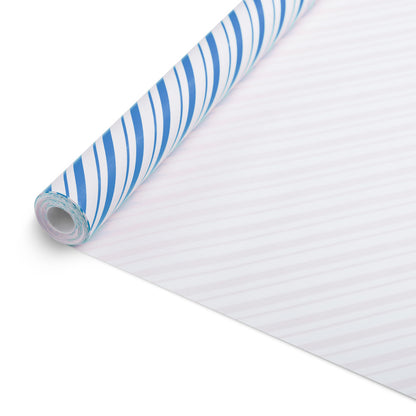 blue stripe gift wrapping paper for gifts holiday gift wrap