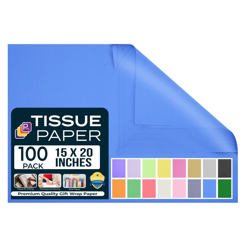 Blue Tissue Paper for Gift Bags,  baby shower