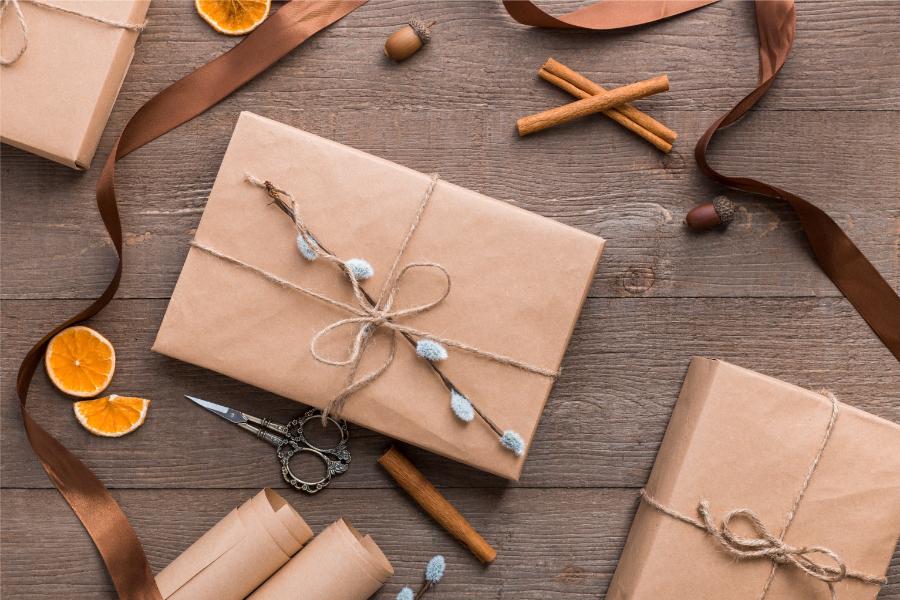 Brown Gift Wrapping Paper