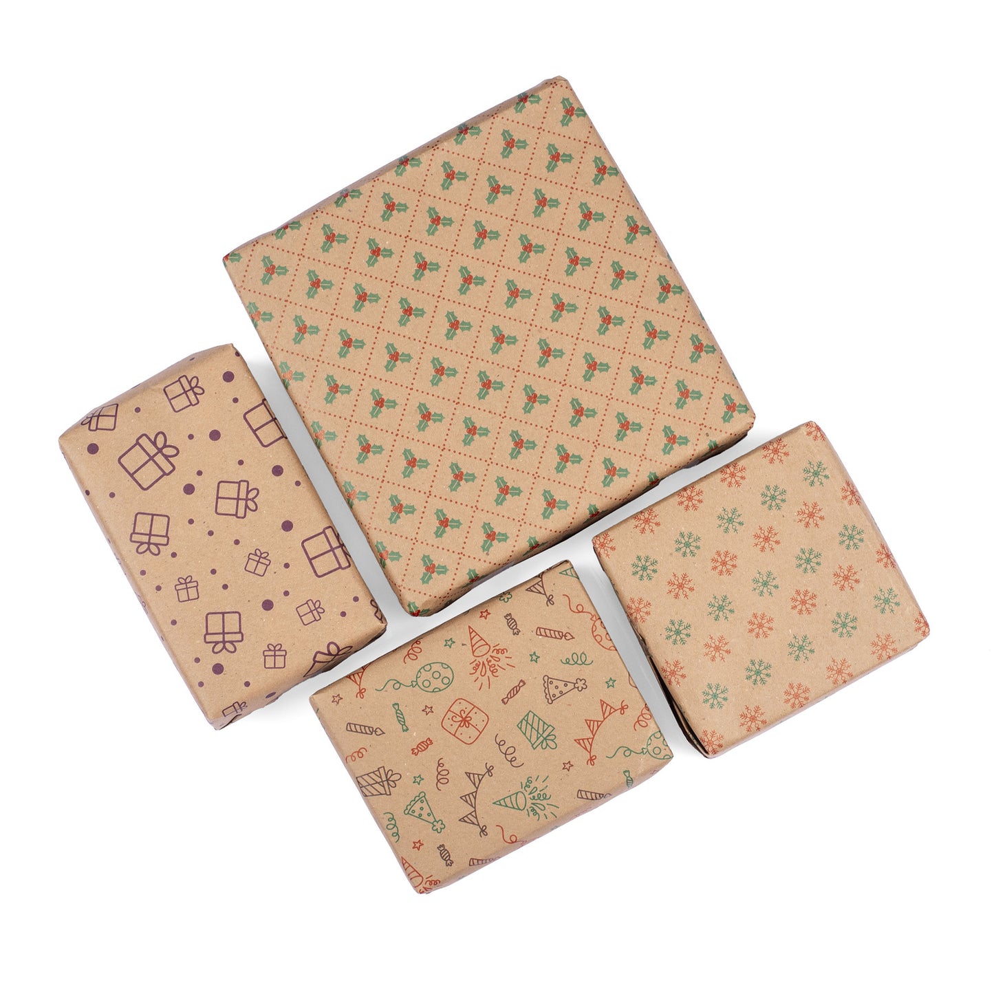 Brown Wrapping Paper for Gifts Christmas Gift Wrapping Paper