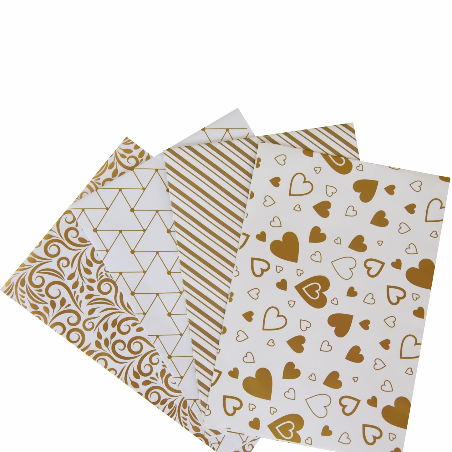 Assorted Gold Gift Wrapping Paper