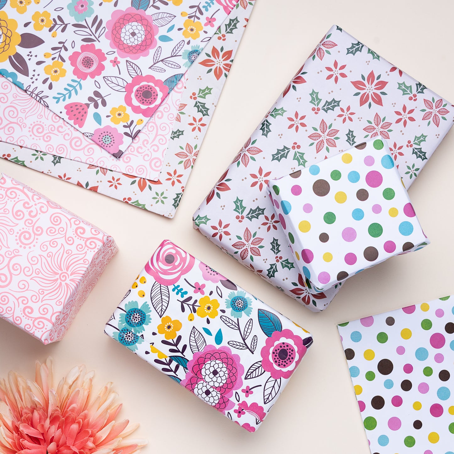 Floral Gift Wrapping Paper