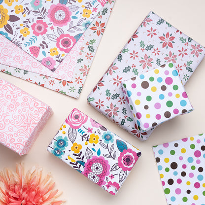 Floral Gift Wrapping Paper