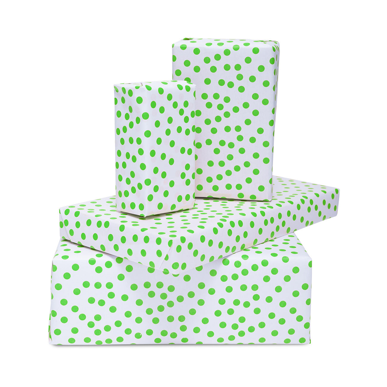 Lime Green Polka Dot Gift Wrapping Paper for Gifts Gift Wrap