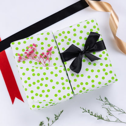 Lime Green Polka Dot Gift Wrapping Paper for Gifts Gift Wrap