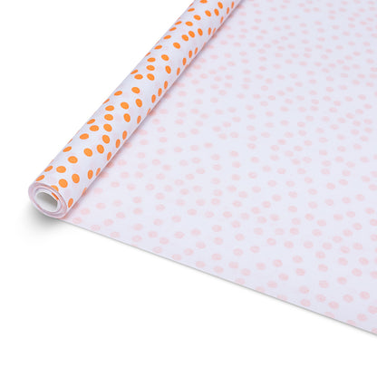 Orange Polka Dot Gift Wrapping Paper for Gifts Gift Wrap