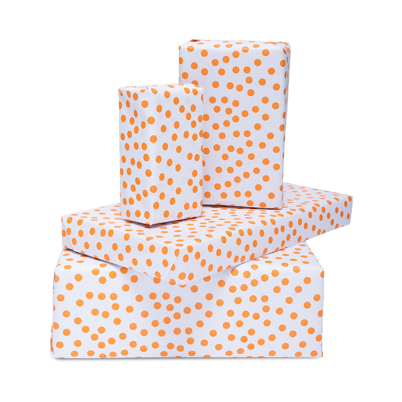 Orange Polka Dot Gift Wrapping Paper for Gifts Gift Wrap