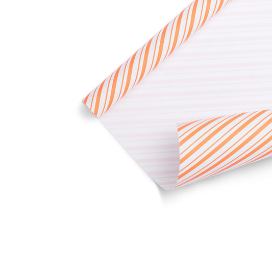 orange stripe gift wrapping paper for gifts holiday gift wrap