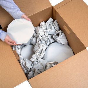 White Bulk Packing Paper for Moving 27"x17" | Sheets for Dishes, Glassware & Fragile Items