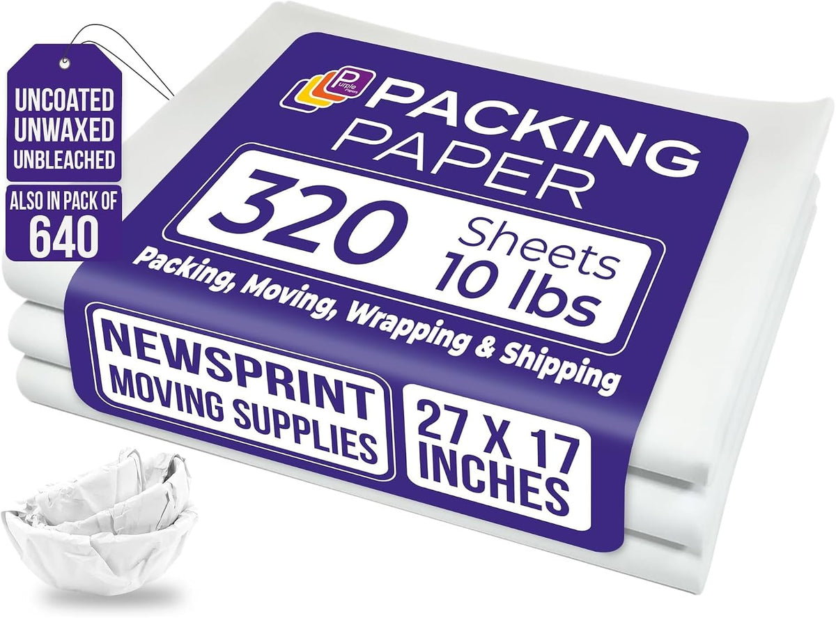 white packing paper sheets for moving dishes newsprint paper moving paper 320 sheets