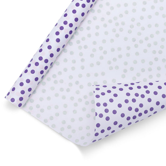 Purple Polka Dot Gift Wrapping Paper for Gifts Gift Wrap