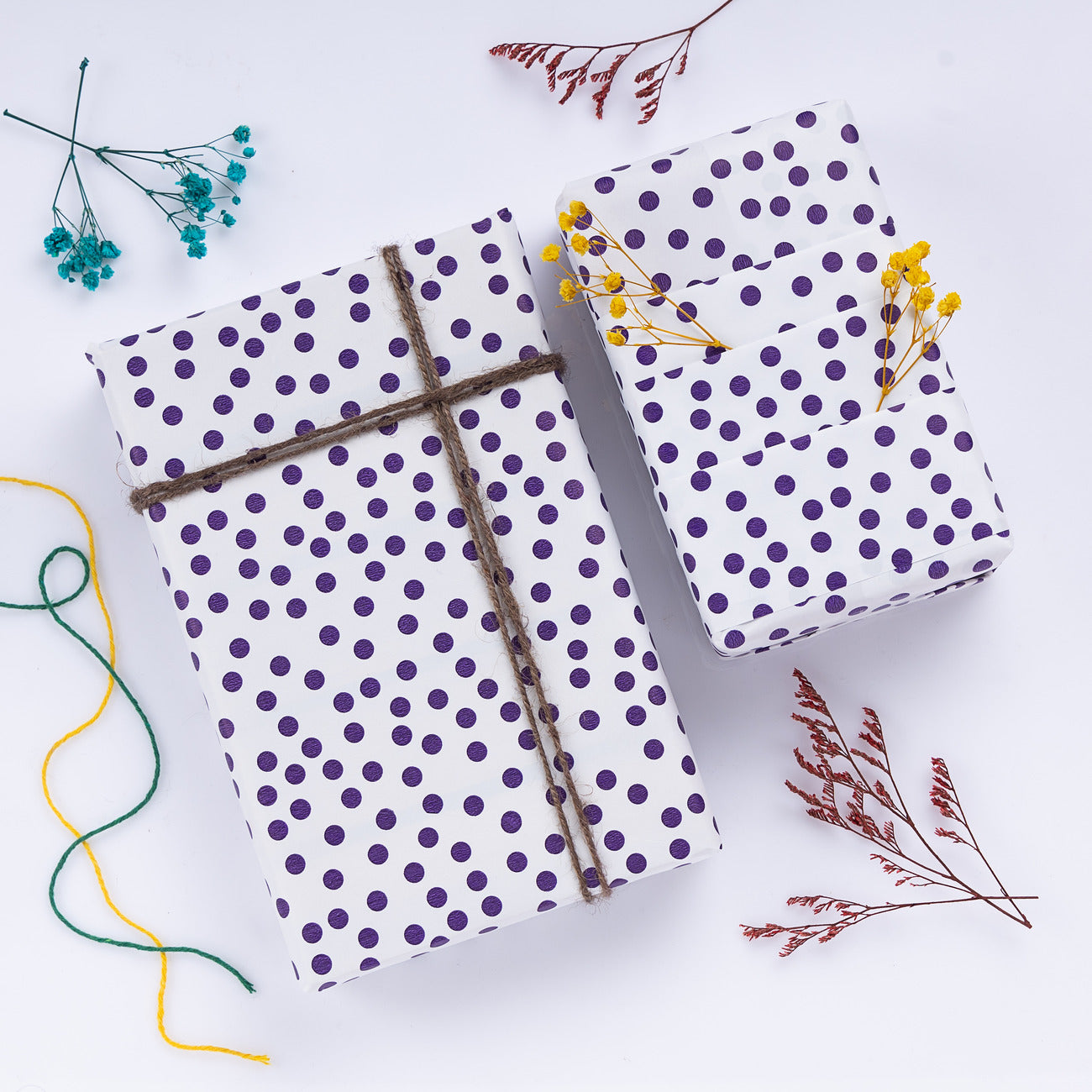 Purple Polka Dot Gift Wrapping Paper for Gifts Gift Wrap