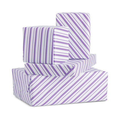 purple stripe gift wrapping paper for gifts holiday gift wrap