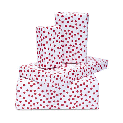 Red Polka Dot Gift Wrapping Paper for Gifts Gift Wrap