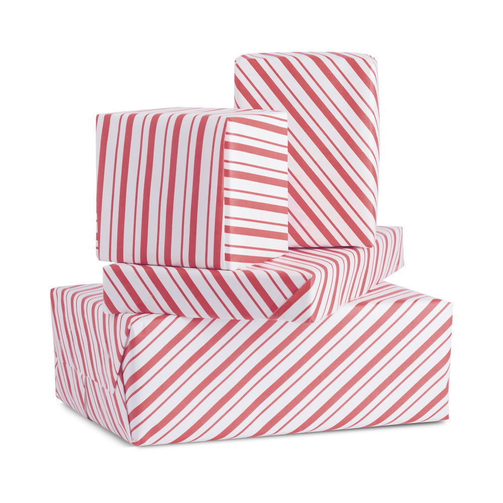 red stripe gift wrapping paper for gifts holiday gift wrap