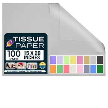 Silver Tissue Paper for Gift Bags