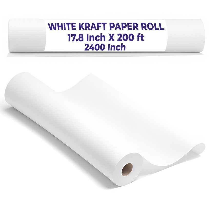 white kraft paper roll for art and crafts, packing